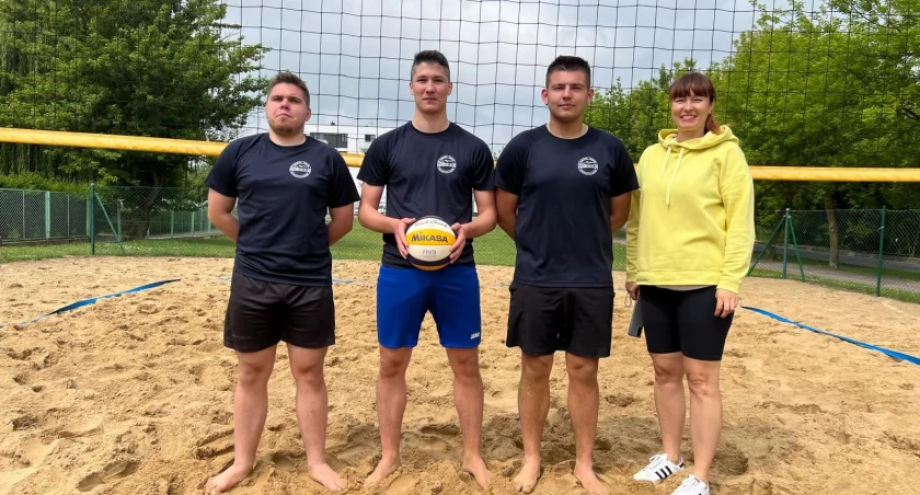 W siatkówce plażowej chłopców najlepszy Zespół Szkół w Mogilnie