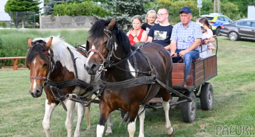 Przejażdżki bryczką, konkurencje sportowe i zabawa z didżejem w Osówcu