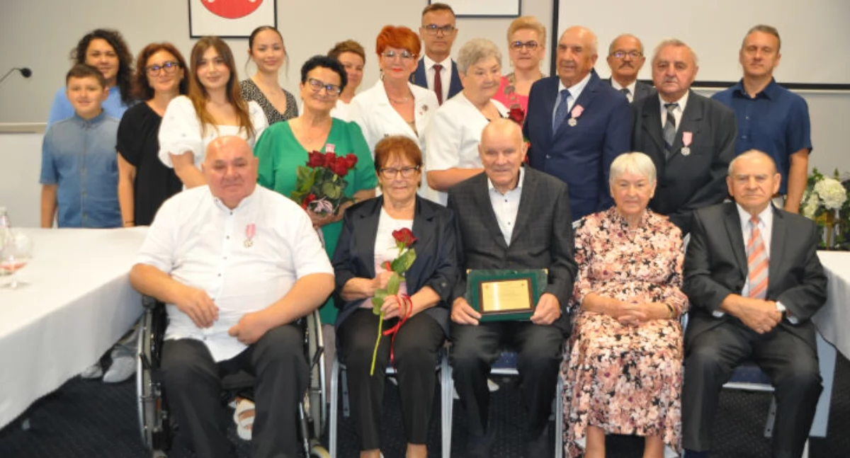 3 złote i 2 diamentowe pary małżeńskie ze Strzelna i Markowic