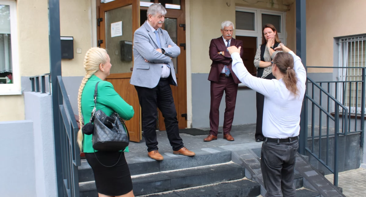 Wizytacja Poradni Psychologiczno-Pedagogicznej po przeprowadzonych inwestycjach