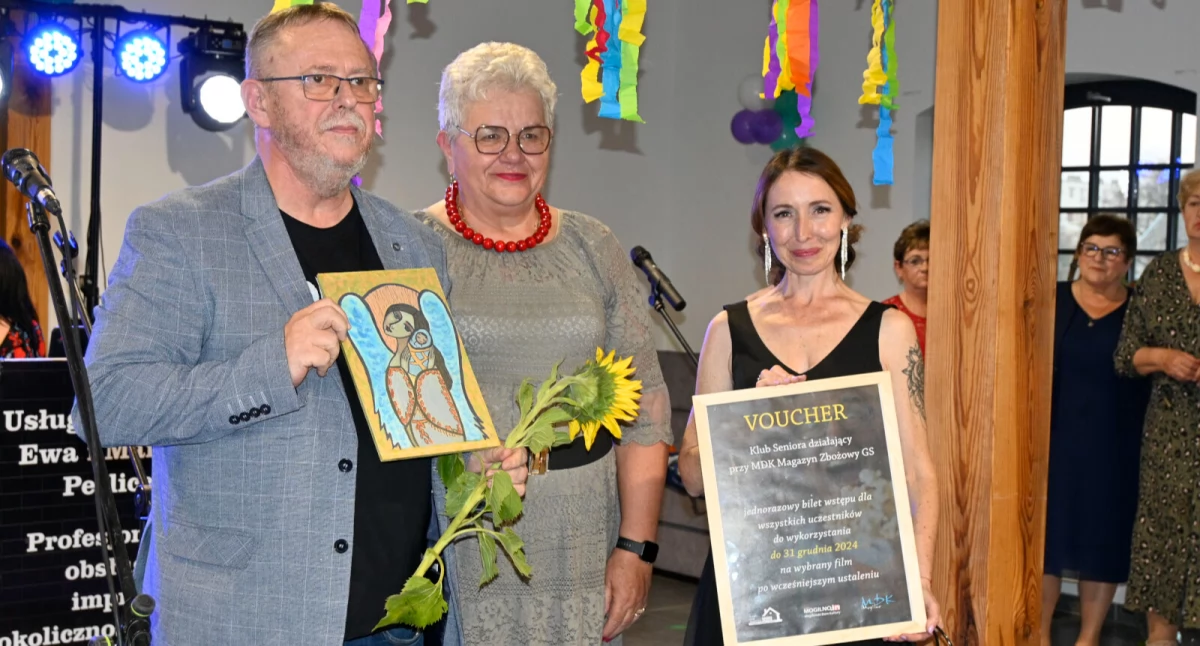 Skórzane gody Klubu Seniora przy mogileńskim Magazynie Zbożowym GS (film + zdjęcia)