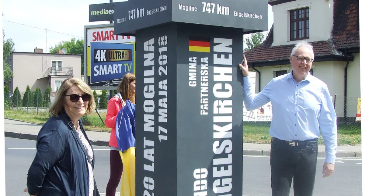 Będzie pielęgnował współpracę z Engelskirchen i Brodami - miastami partnerskimi Mogilna