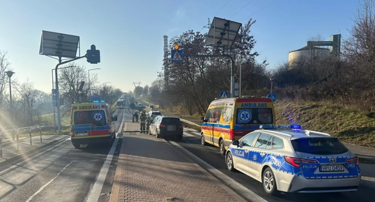 Potrącony na krajowej 15, na przejściu dla pieszych