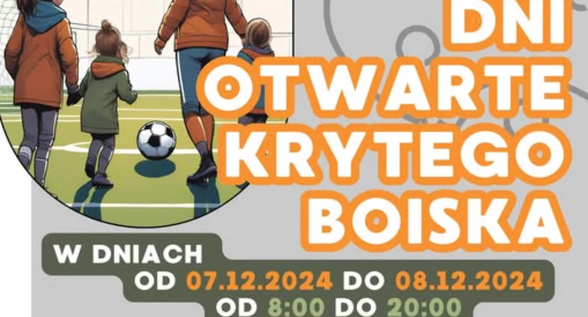 Mogilno: dni otwarte boiska o sztucznej nawierzchni krytego balonem