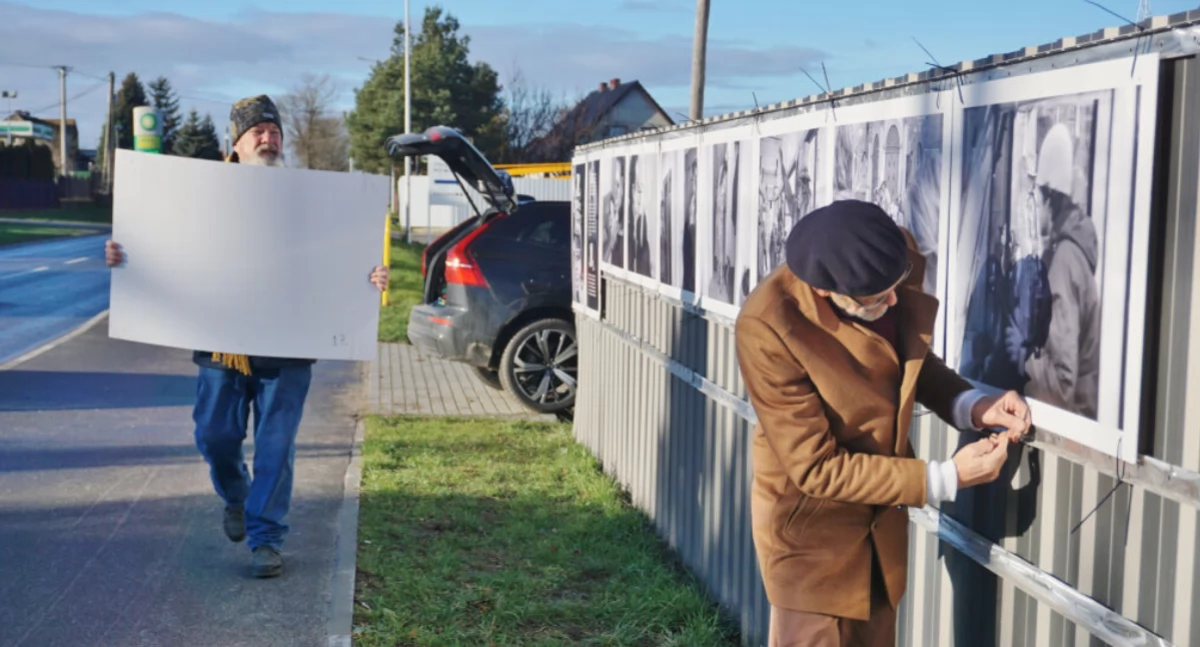Z życia mima na płocie w Padniewku (zdjęcia)