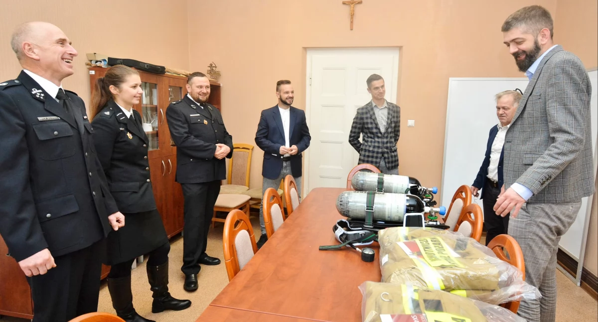 Przegrupowania strażackich samochodów - plany, oczekiwania w jednostkach OSP gminy Mogilno