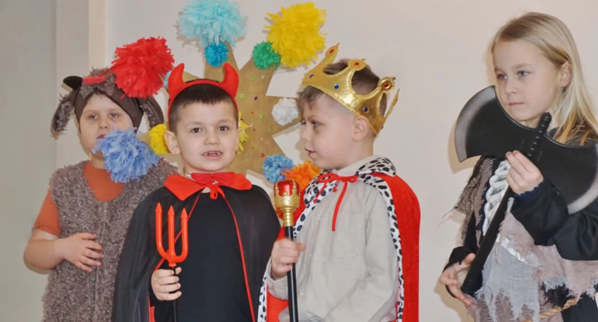 Dwie Kozy z obrzędami zapustnymi wystąpiły w muzeum w Chabsku (zdjęcia)