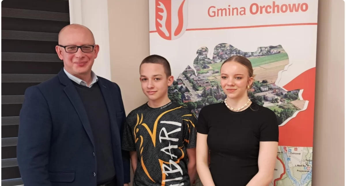 Orchowo: stypendia sportowe dla Gabrysi Rybarczyk i Pawła Zielaznego
