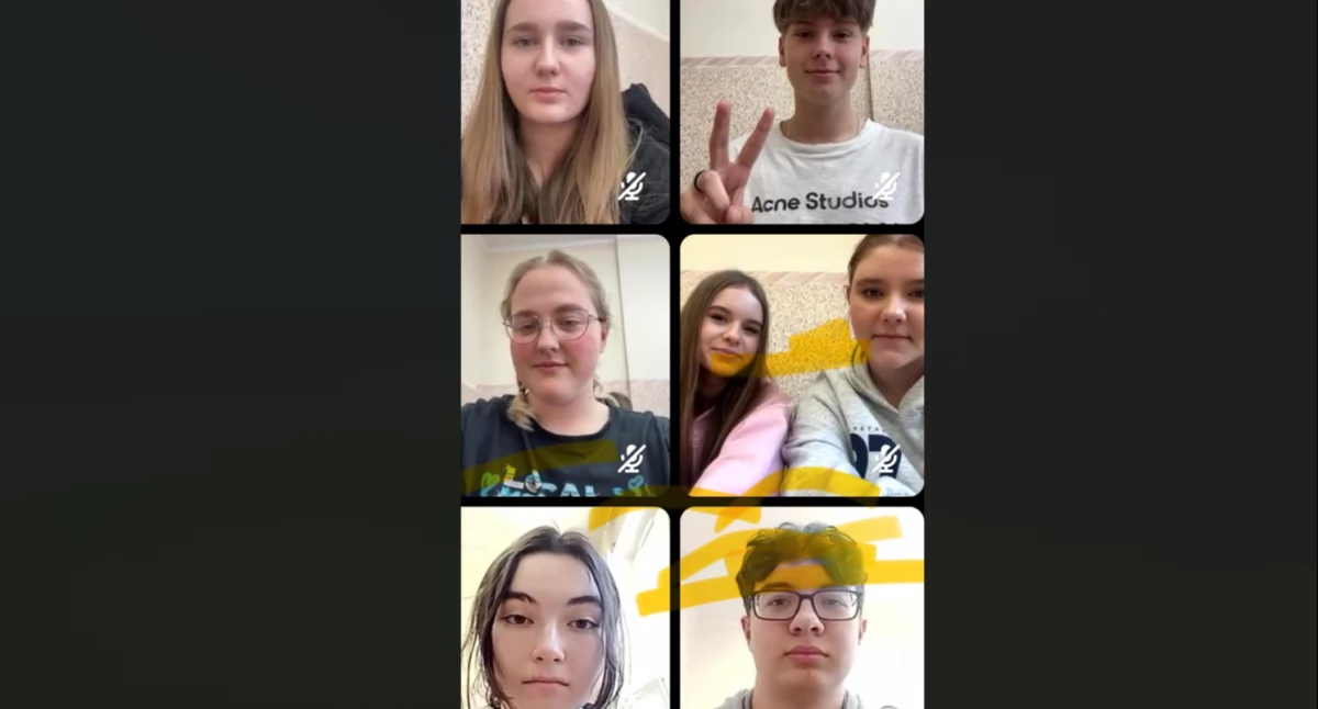 Spotkanie online uczniów z Mogilna i Turcji
