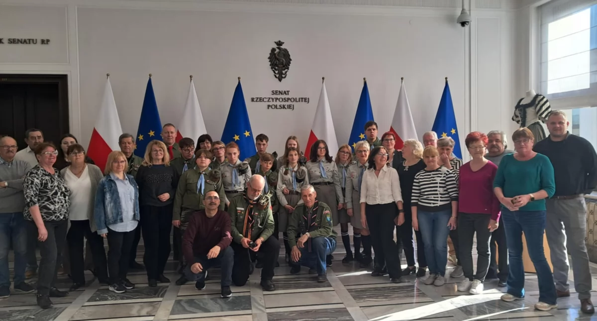 Harcerze i cykliści zwiedzili Sejm, Senat i Muzeum Harcerstwa (zdjęcia)