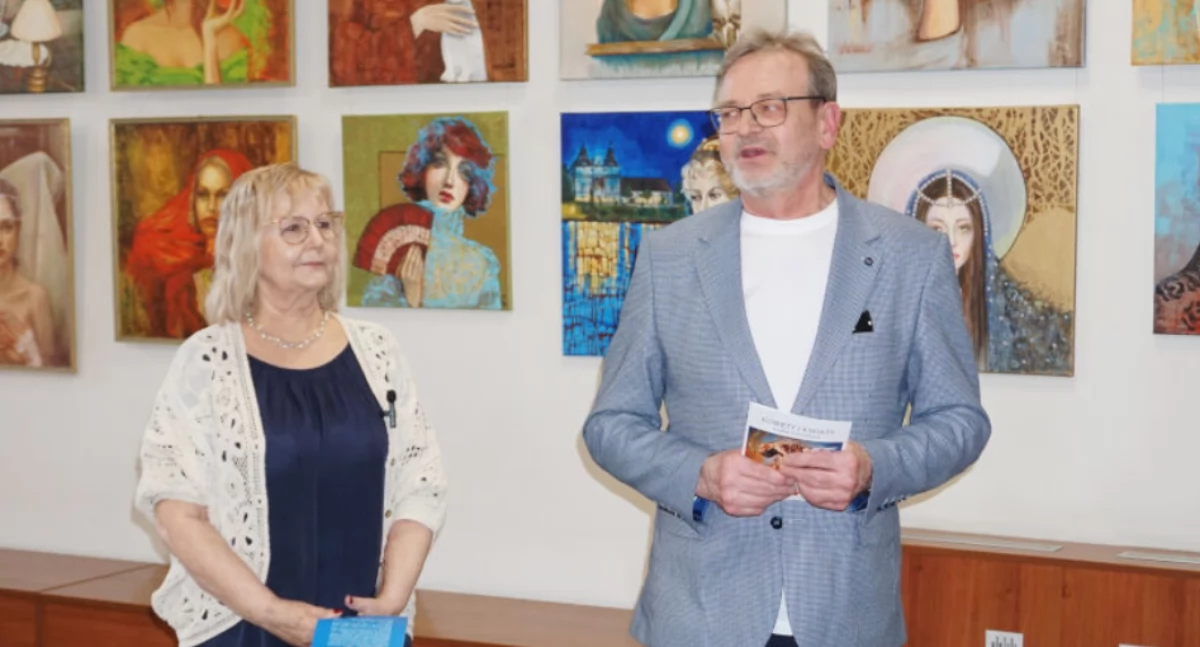 Galeria Lustro w holu kina. Wystawa malarstwa Marii Szymańskiej (zdjęcia)
