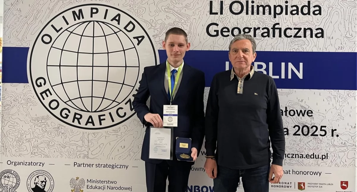 Marcel Sadowski powtórzył ubiegłoroczny sukces w Olimpiadzie Geograficznej