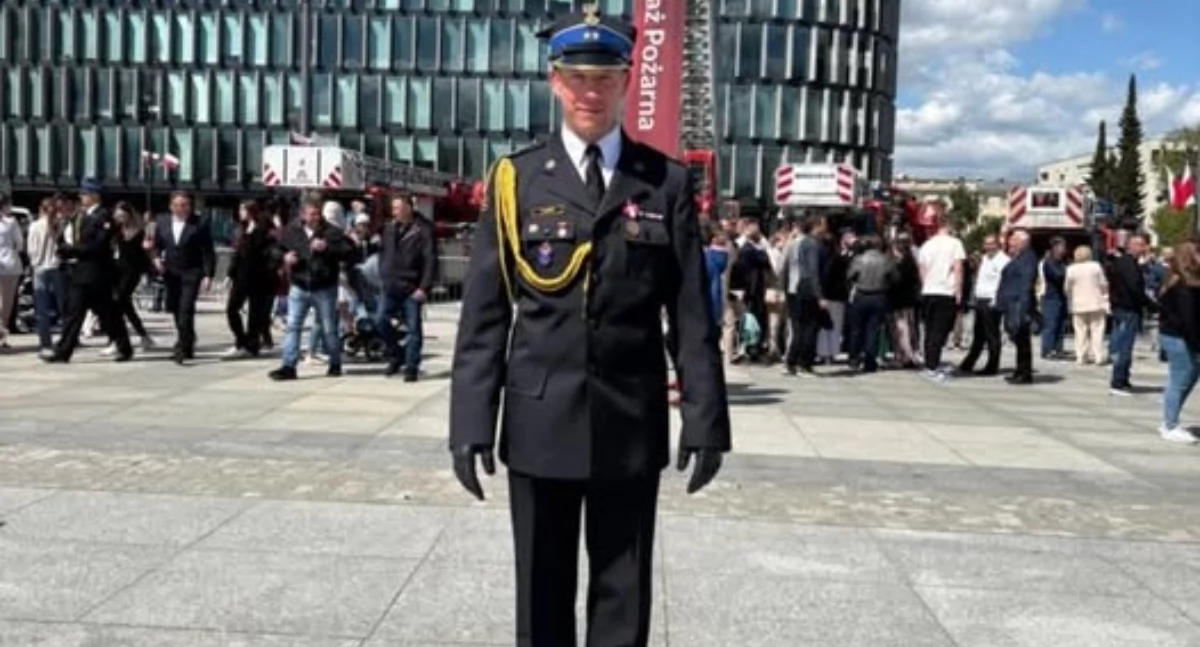 Przemysław Jeske z awansem oficerskim (zdjęcia)