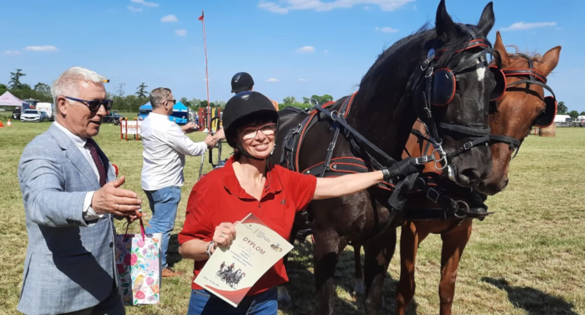 Oblężenie stoisk ogrodniczych, konkurs kulinarny dla KGW Sucharzewo, zawody konne (zdjęcia)