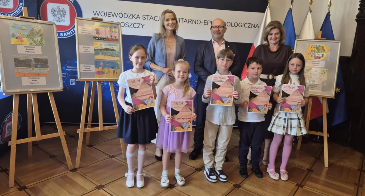Zuzanna Tomaszewska i Hanna Kierzkowska laureatkami wojewódzkiego konkursu Bezpieczne lato oczami dziecka