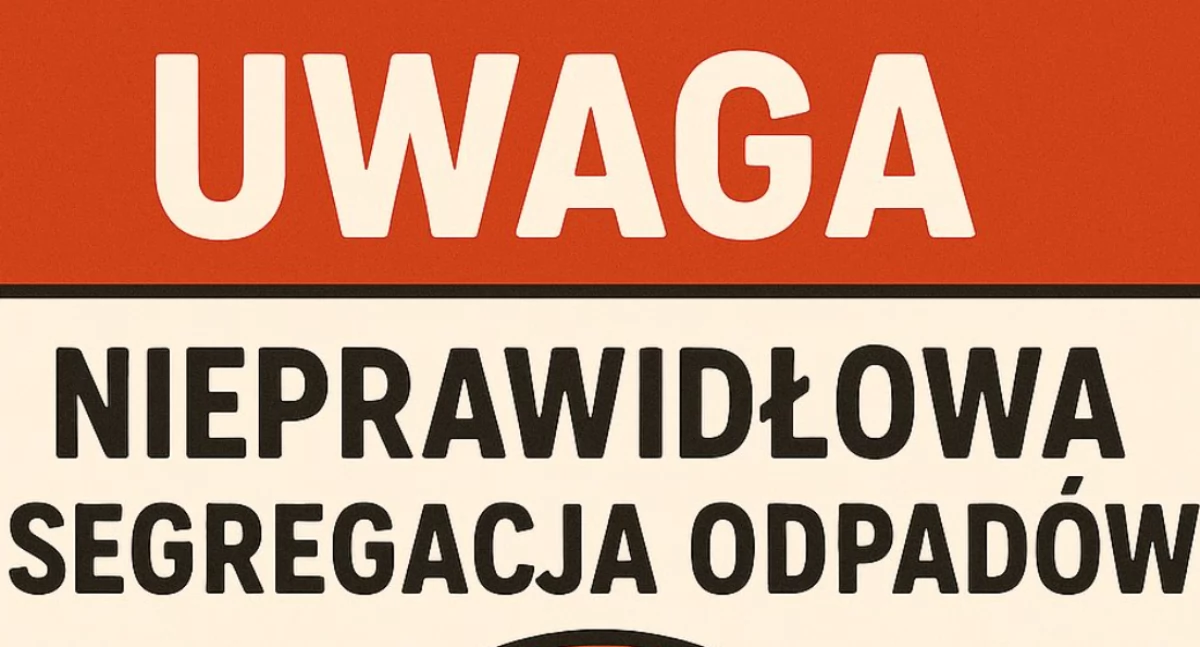 Źle segregujesz odpady - najpierw dostaniesz ostrzeżenie, potem dwukrotność opłaty