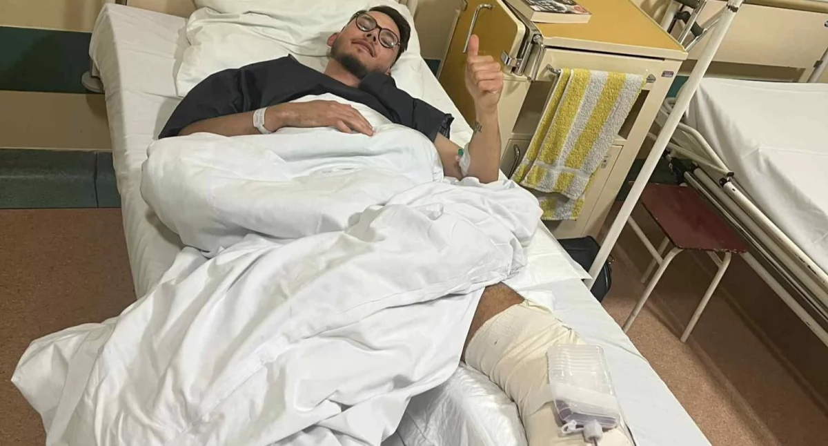 Piłkarz Kujaw Markowice Norbert Pamfil po ciężkiej kontuzji kolana przechodzi rehabilitację. Potrzebuje pomocy i wsparcia