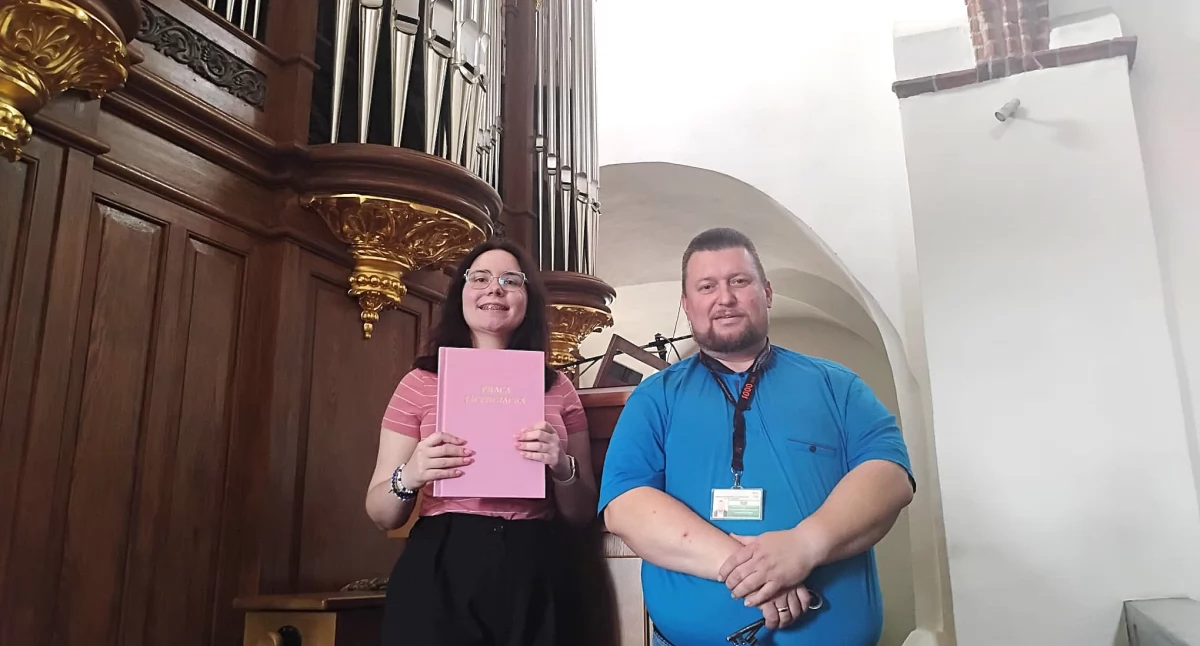 Licencjacka praca Wiktorii Szalaty o zabytkowych strzeleńskich organach Wilhelma Sauera z 1866 roku