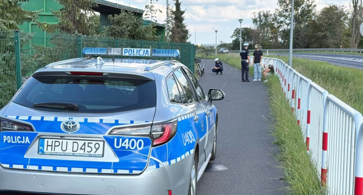 Zderzenie 15-latka na hulajnodze elektrycznej z 13-letnim rowerzystą
