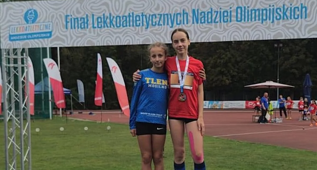 MKL Tlen Mogilno: brąz Wiktorii Budzyńskiej i świetny występ Mai Piechnik w Mistrzostwach Polski Dzieci w Dwuboju Lekkoatletycznym