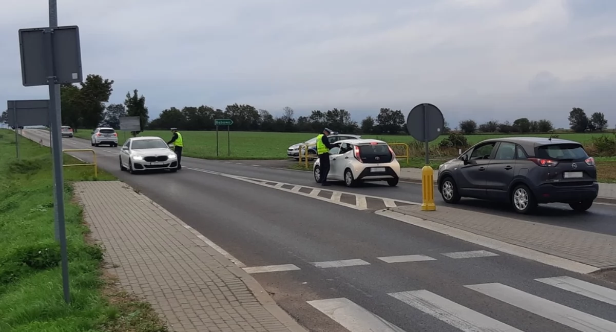 Trzeźwy poranek 17 września nie dla kierowcy citroena