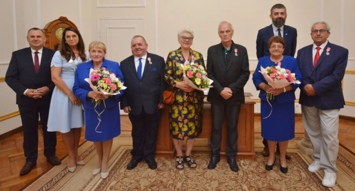 Trzy złote pary odebrały medale w USC Mogilno (zdjęcia)