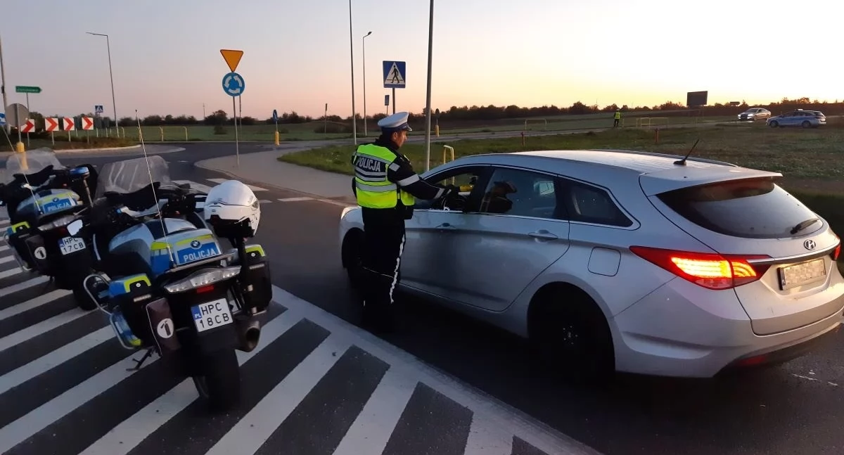 Sprawdzili 1.010 kierowców - wpadł kierowca audi w Wylatowie