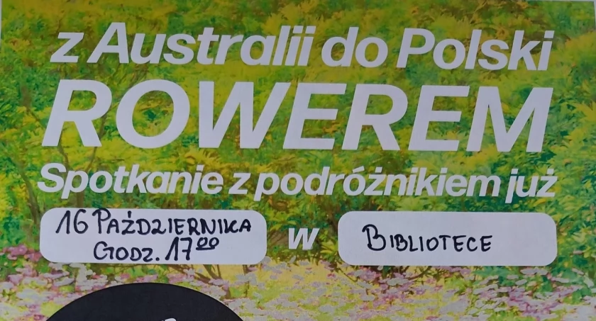 Rowerowy pasjonat autorem książek i gościem biblioteki w Trzemesznie już w czwartek, 16 października