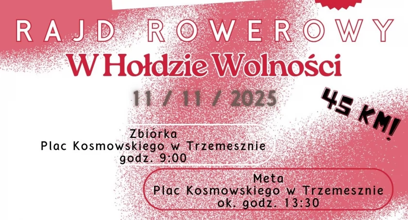 Rowerowo uczczą Narodowe Święto Niepodległości w Gminie Trzemeszno