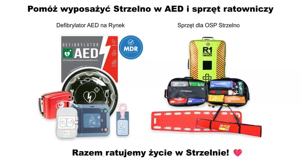 Świąteczna akcja TMMS - Ratujemy życie w Strzelnie