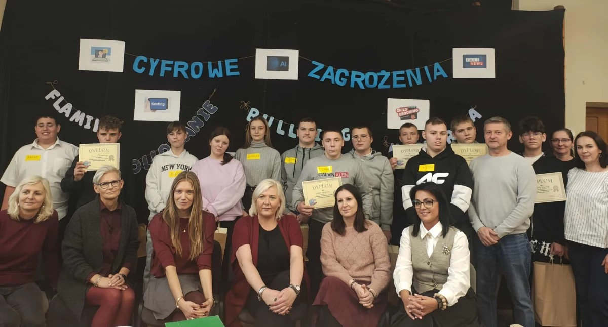   ZPS Szerzawy: Międzyszkolny Konkurs Profilaktyczny Cyfrowe Zagrożenia