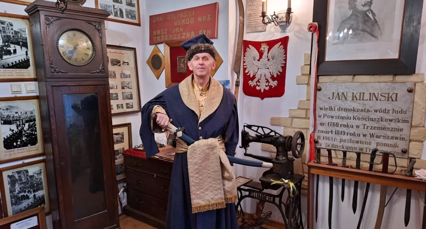 Wojciech Bisikiewicz - propagator postaci Jana Kilińskiego w Trzemesznie (zdjęcia)