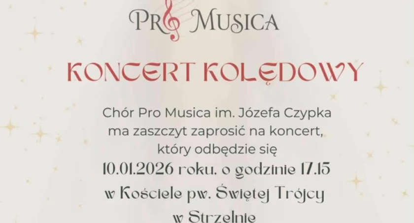 Koncert kolędowy Pro Musica, w sobotę 10 stycznia w Strzelnie