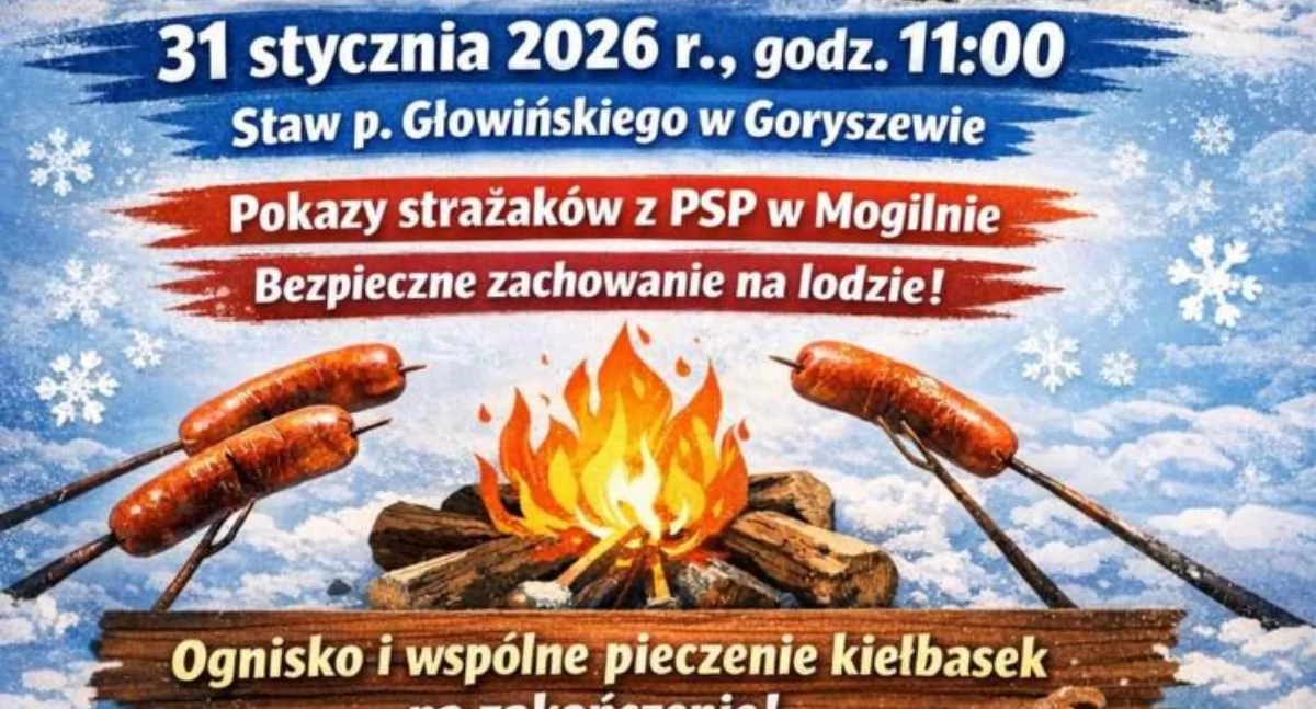 Bezpieczne ferie zimowe - 31 stycznia pokaz w Goryszewie
