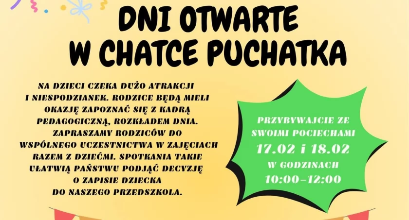 Dni Otwarte w Przedszkolu nr 1 Chatka Puchatka w Trzemesznie