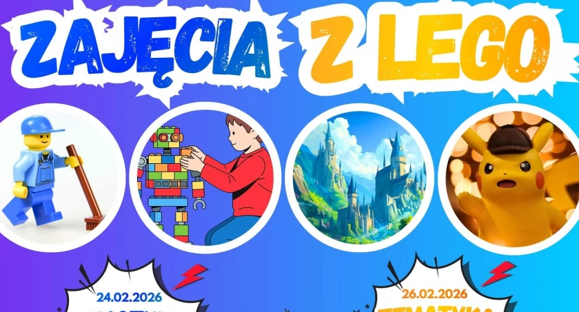 Zajęcia z Lego w Trzemesznie już 24 i 26 lutego 