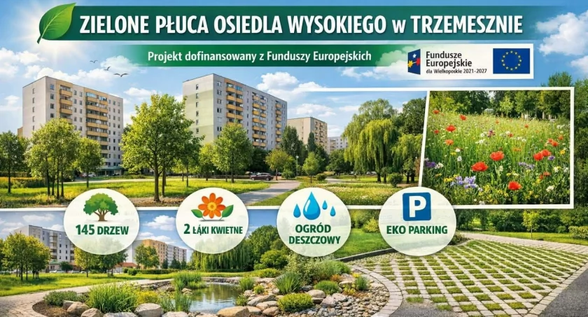 Więcej zieleni na ulicach Piastowskiej, Chrobrego i Kasztanowej w Trzemesznie 