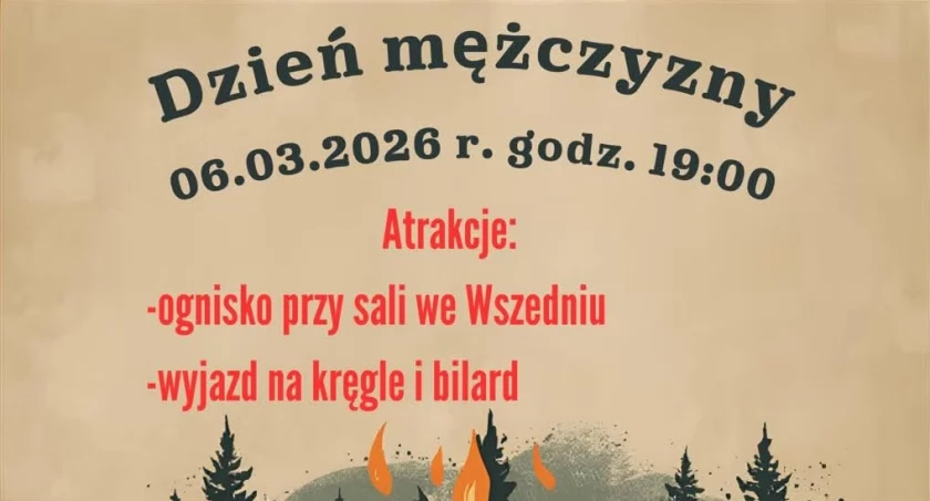 Sołectwo Wszedzień 6 marca zaprasza na Dzień Mężczyzny
