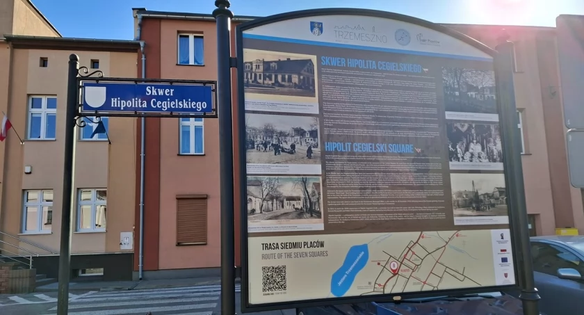 Trzemeszno - miasto siedmiu placów z siedmioma tablicami informacyjnymi (zdjęcia)