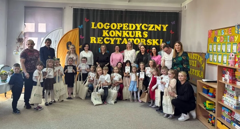 Logopedyczny konkurs recytatorski w Przedszkolu nr 1 ”Chatka Puchatka” w Trzemesznie (zdjęcia)