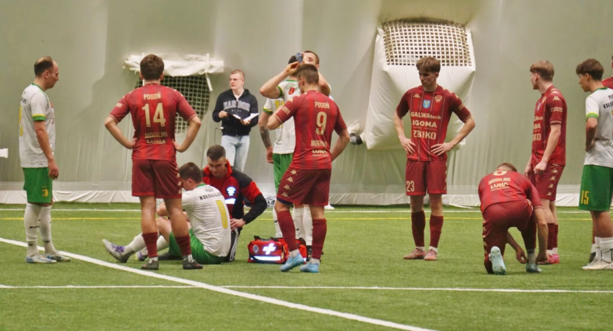 IV liga piłkarska. Pod balonem Pogoń Mogilno pewnie pokonała w derbach Piasta Kołodziejewo 5:0 (film + zdjęcia)