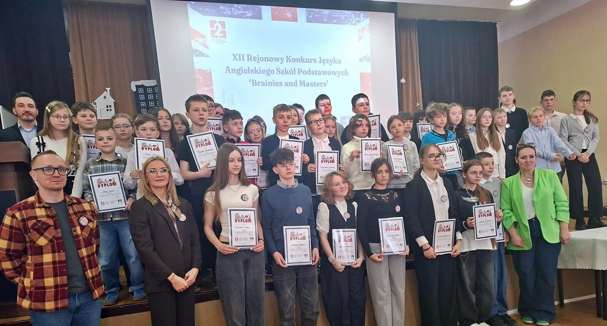 52 uczniów sprawdziło swoją wiedzę w XII Rejonowym Konkursie Języka Angielskiego dla Szkół Podstawowych 