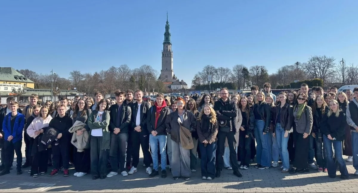 Pielgrzymka maturzystów Zespołu Szkół w Mogilnie