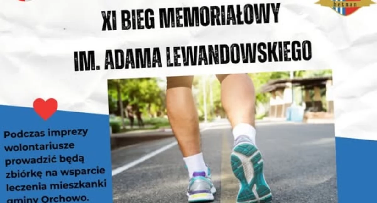 30 maja - pobiegną w XI Memoriale Adama Lewandowskiego w Orchowie, wspomagając leczenie mieszkanki gminy