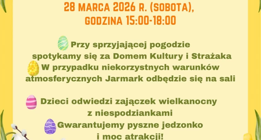 Gminny Jarmark Wielkanocny w Orchowie już 28 marca