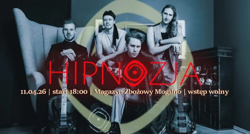 Zespół Hipnozja w Magazynie Zbożowym w Mogilnie wystąpi już 11 kwietnia 