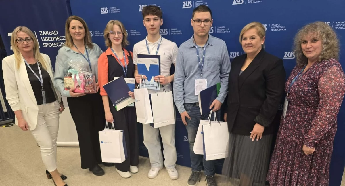 Zespół Szkół w Mogilnie: Anastasiia Yakovleva, Igor Kanarkiewicz i Nataniel Migocki zakwalifikowali się do etapu centralnego Ogólnopolskiej Olimpiady ZUS