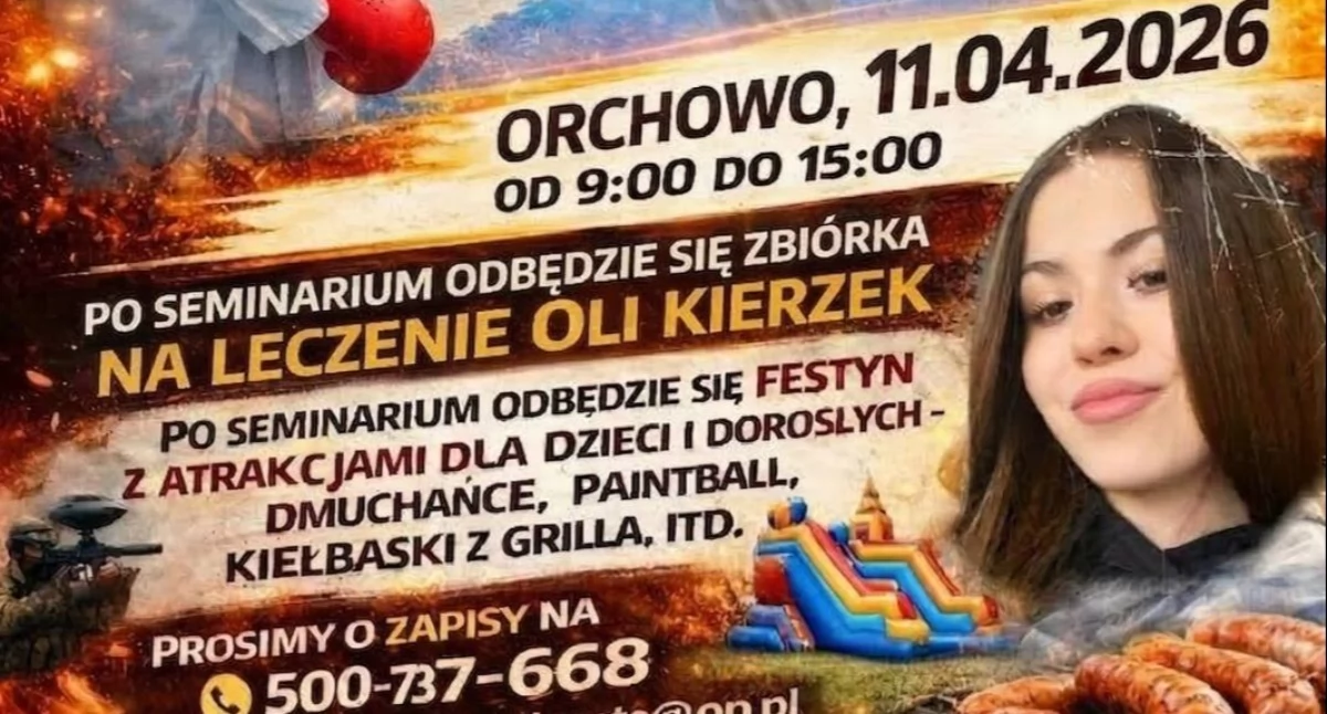 Charytatywne Seminarium z Hubertem Kaczmarkiem w Orchowie już 11 kwietnia