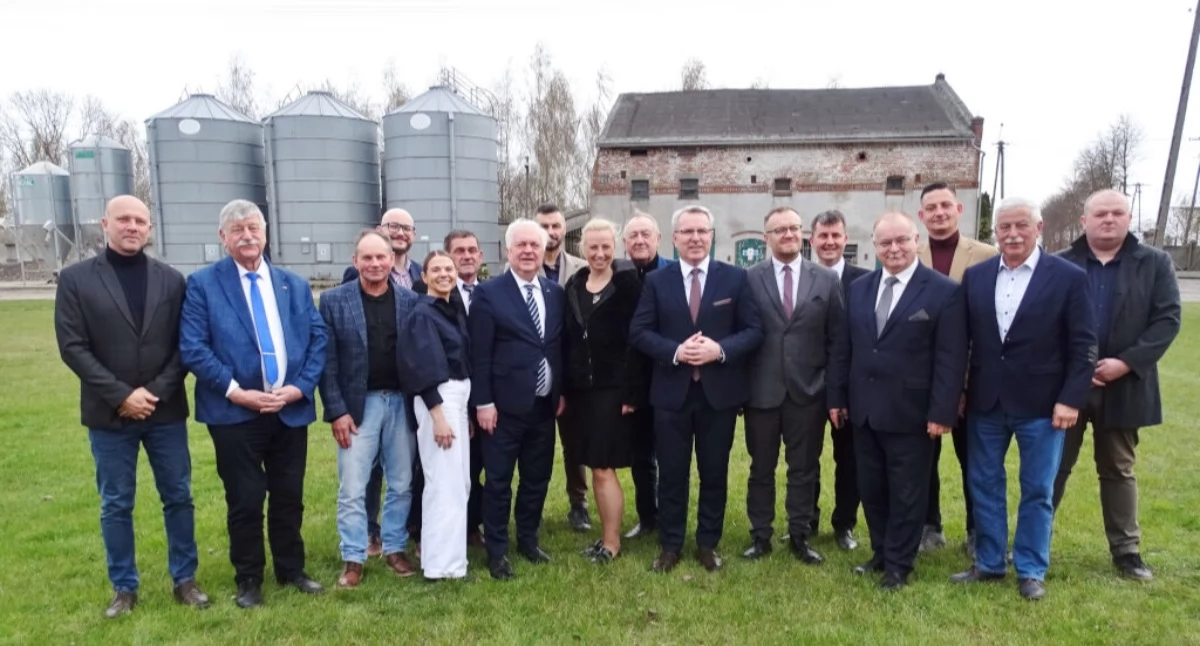 Wiceminister Rolnictwa i Rozwoju Wsi Jacek Czerniak odwiedził Bielice