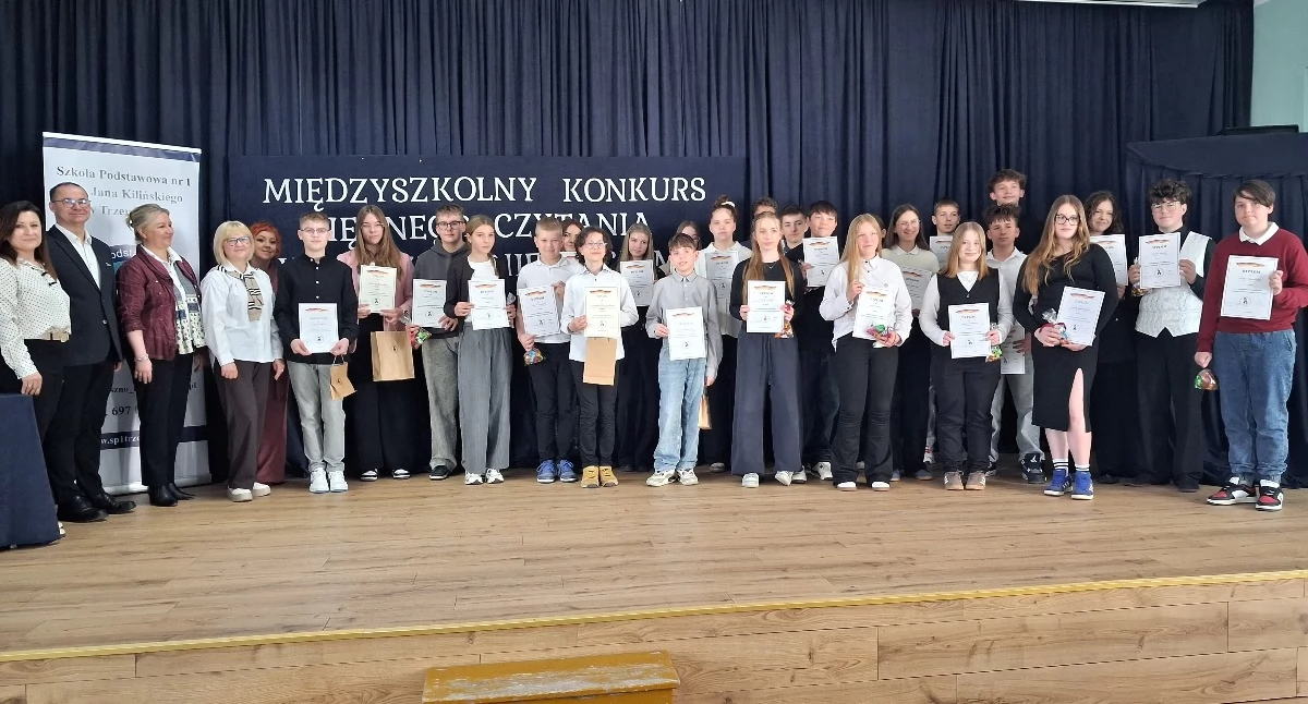 Międzyszkolny konkurs pięknego czytania w języku niemieckim w ZSP nr 1 w Trzemesznie (zdjęcia)